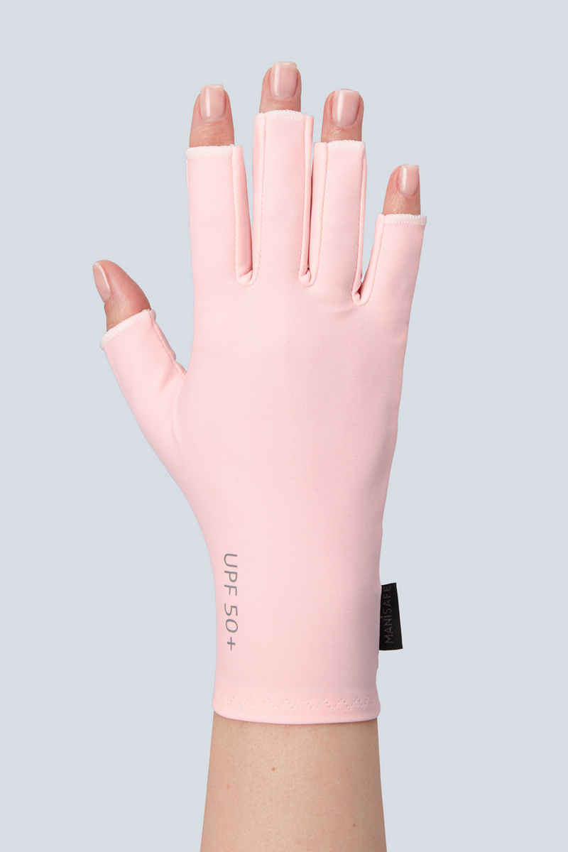 2pcs Anti UV Gloves, UPF50+ Protection Gloves for Manicures Gel